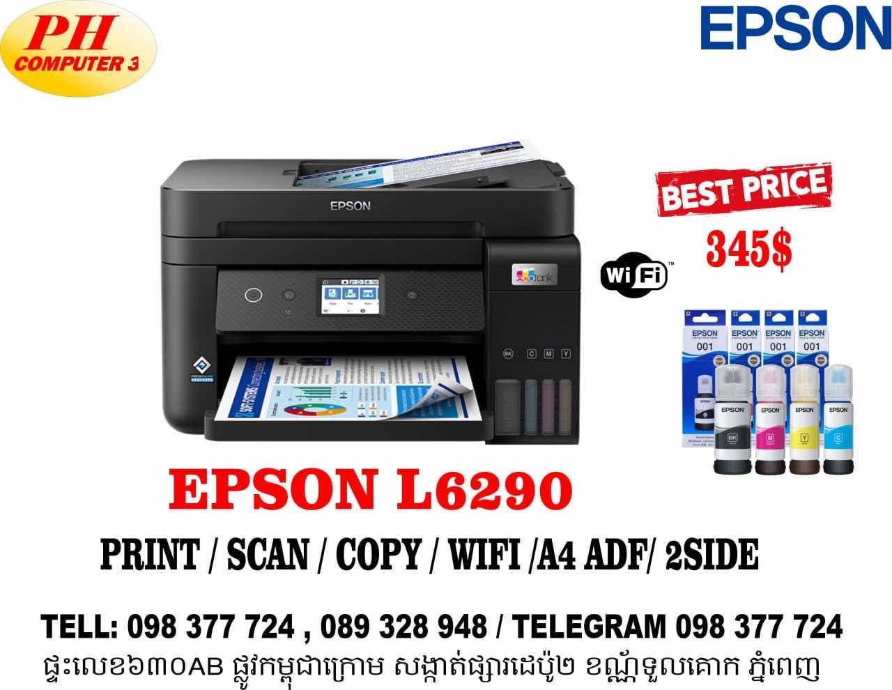 Epson L6290 /Print Scan Copy Wifi ADF Auto 2Side 345$