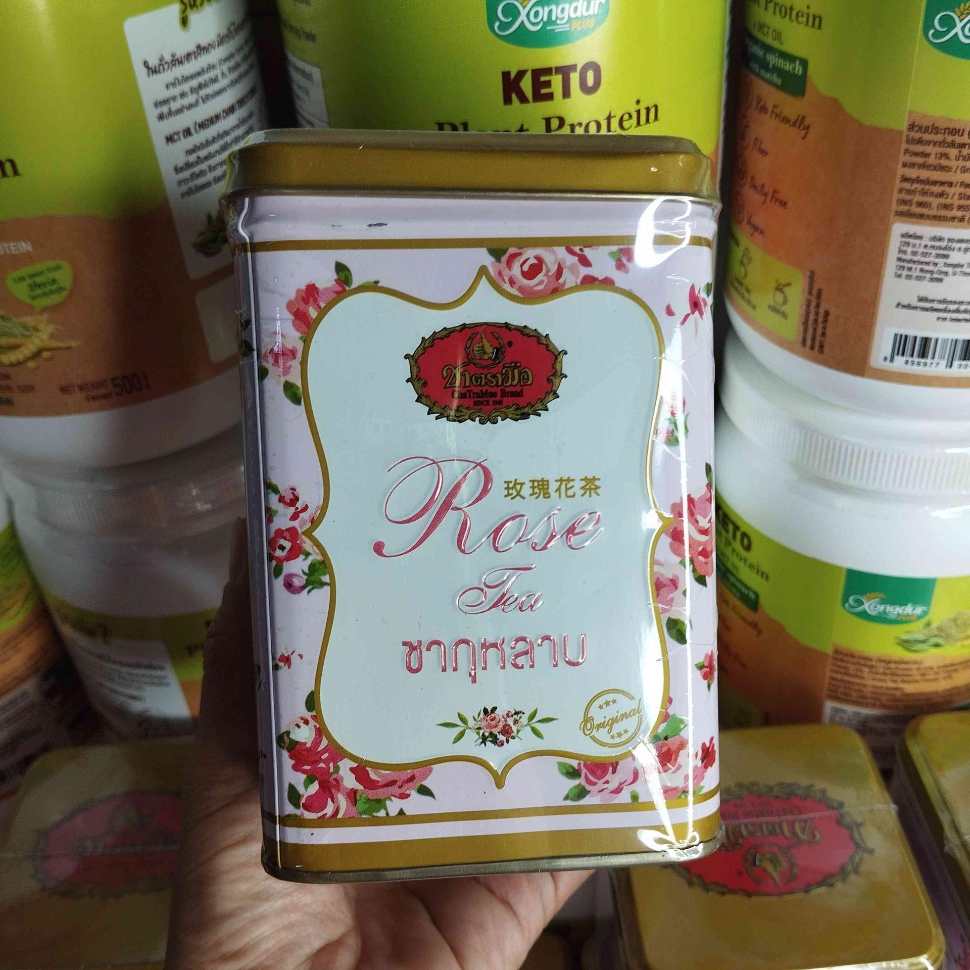 Rose tea តែកូលាបដុតខ្លាញ់កំប៉ុង