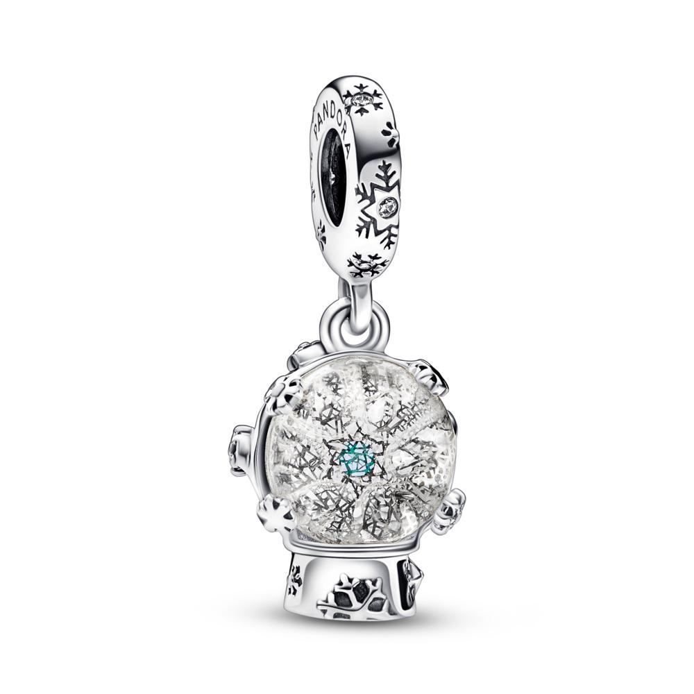 Snowflake Snowglobe Dangle Charm