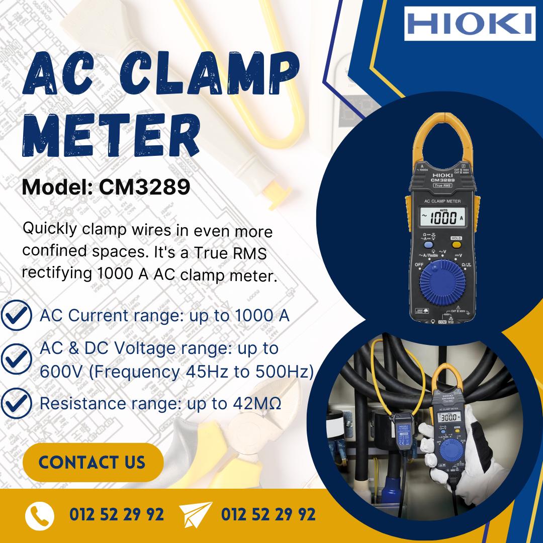 AC CLAMP METER 1000A, Model: CM3289