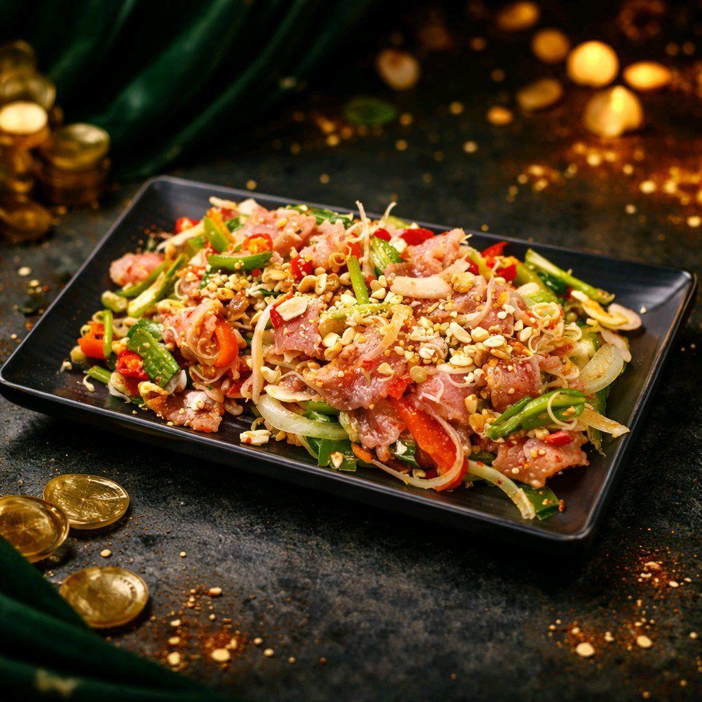 ភ្លាសាច់គោ / Beef Salad