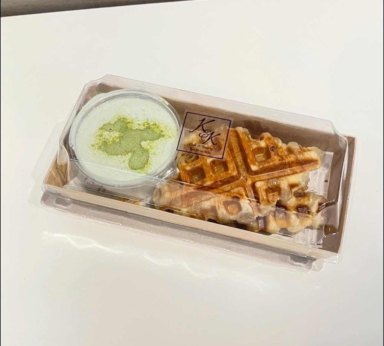 Croffle & Matcha Cream