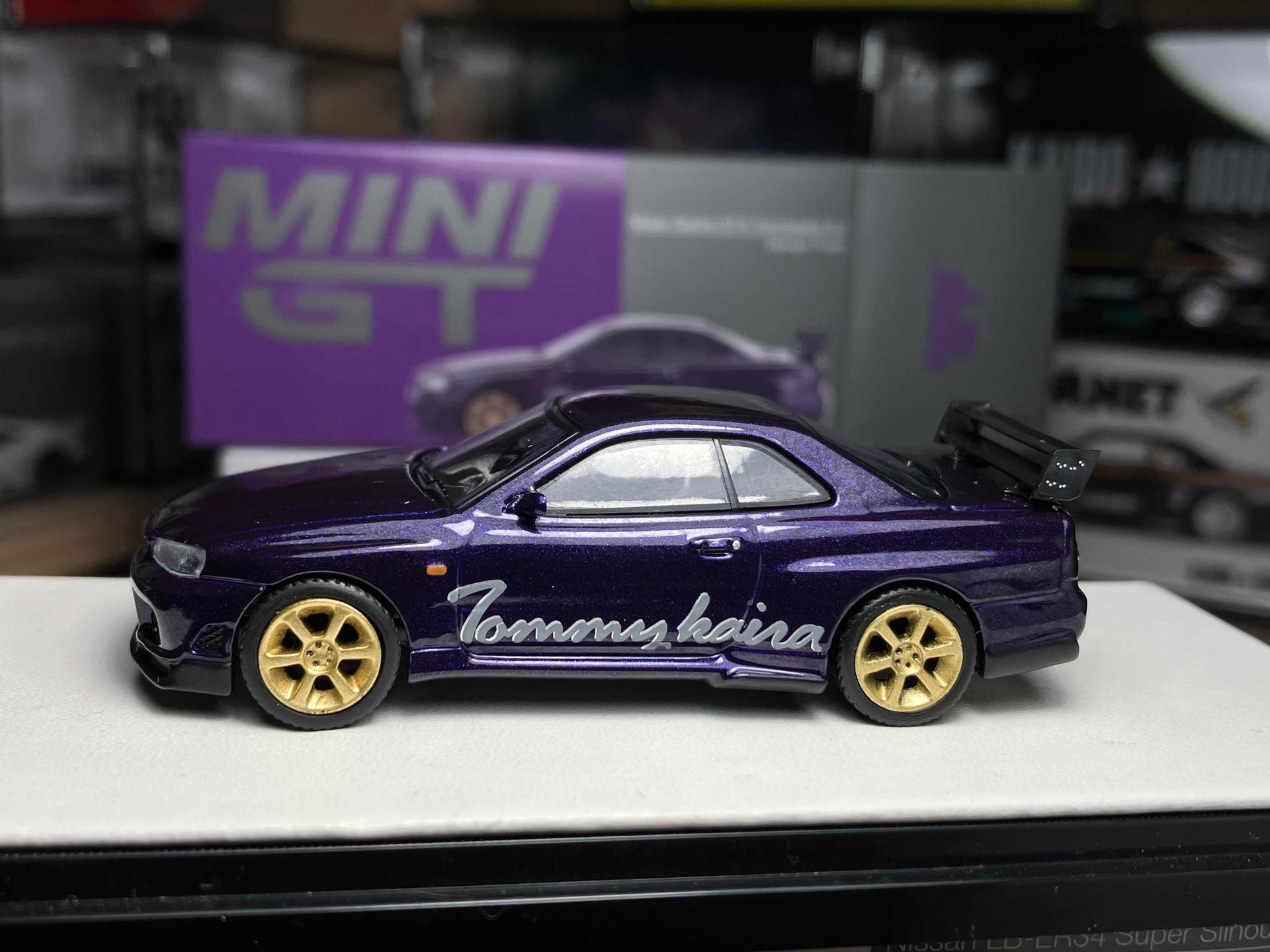1:64 Nissan Skyline GTR Alloy Die-Cast Model Car #616 RHD Midnight Purple