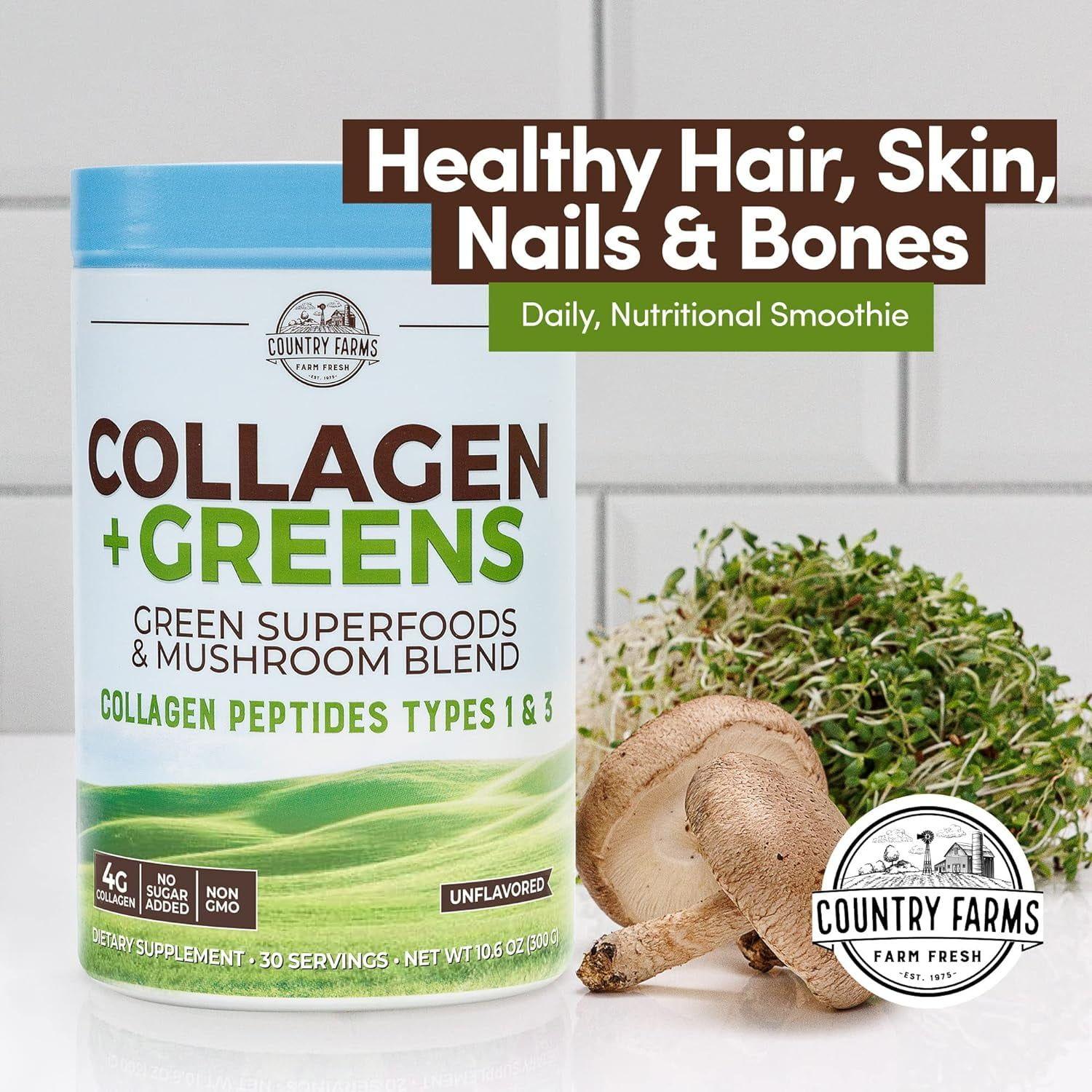 Country farm collagen green 300g