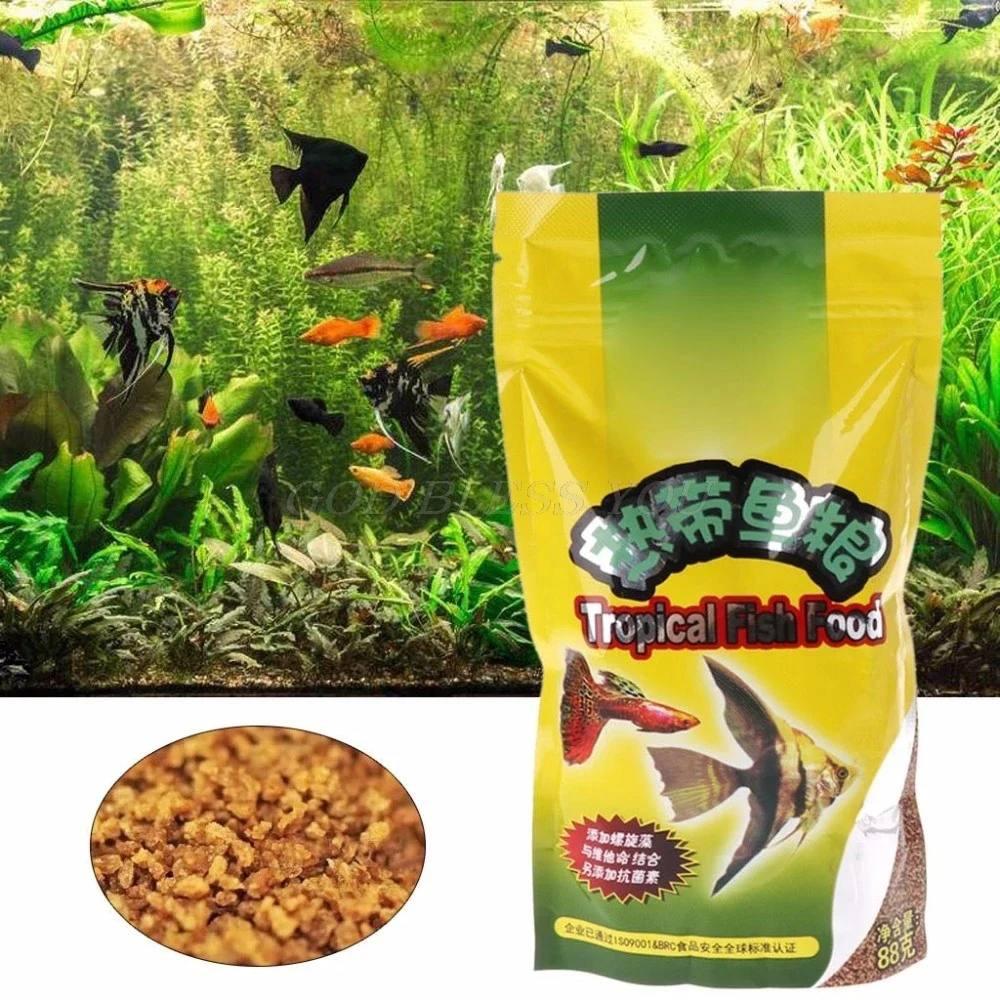 ចំណីត្រី ត្រចៀកកាំ &ត្រីតូចៗ Porpoise Tropical Fish Food