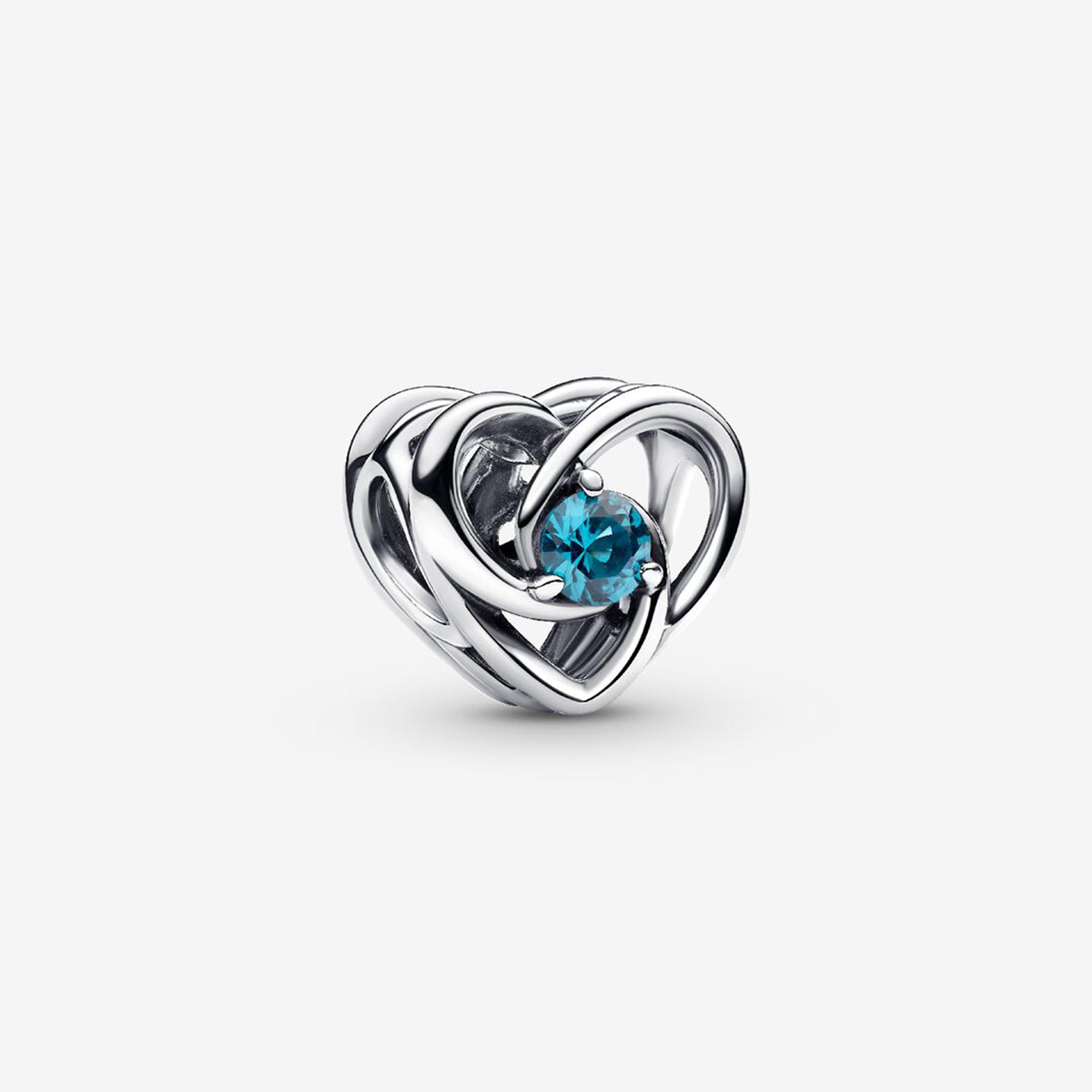 Entwined Heart & Stones Charm
