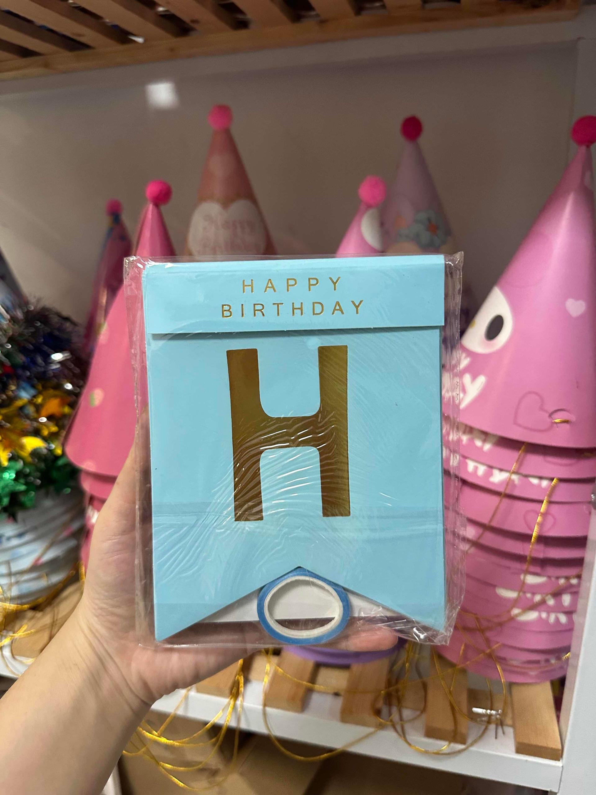 HBD decor blue