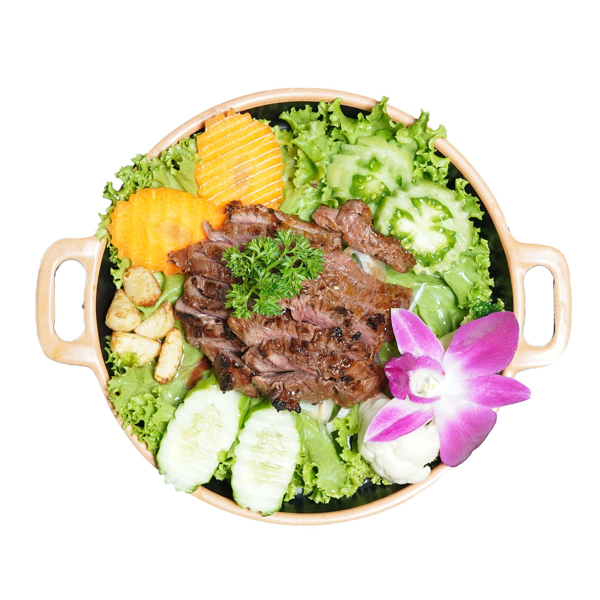 សាច់គោអាំងលើជ្រញ់