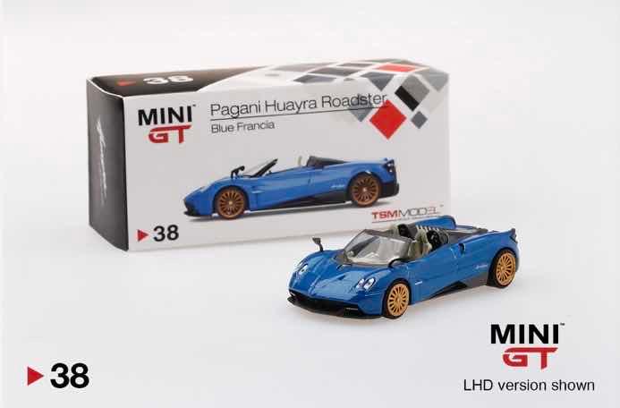 1/64Pagani Huayra Roadster Blue Francia