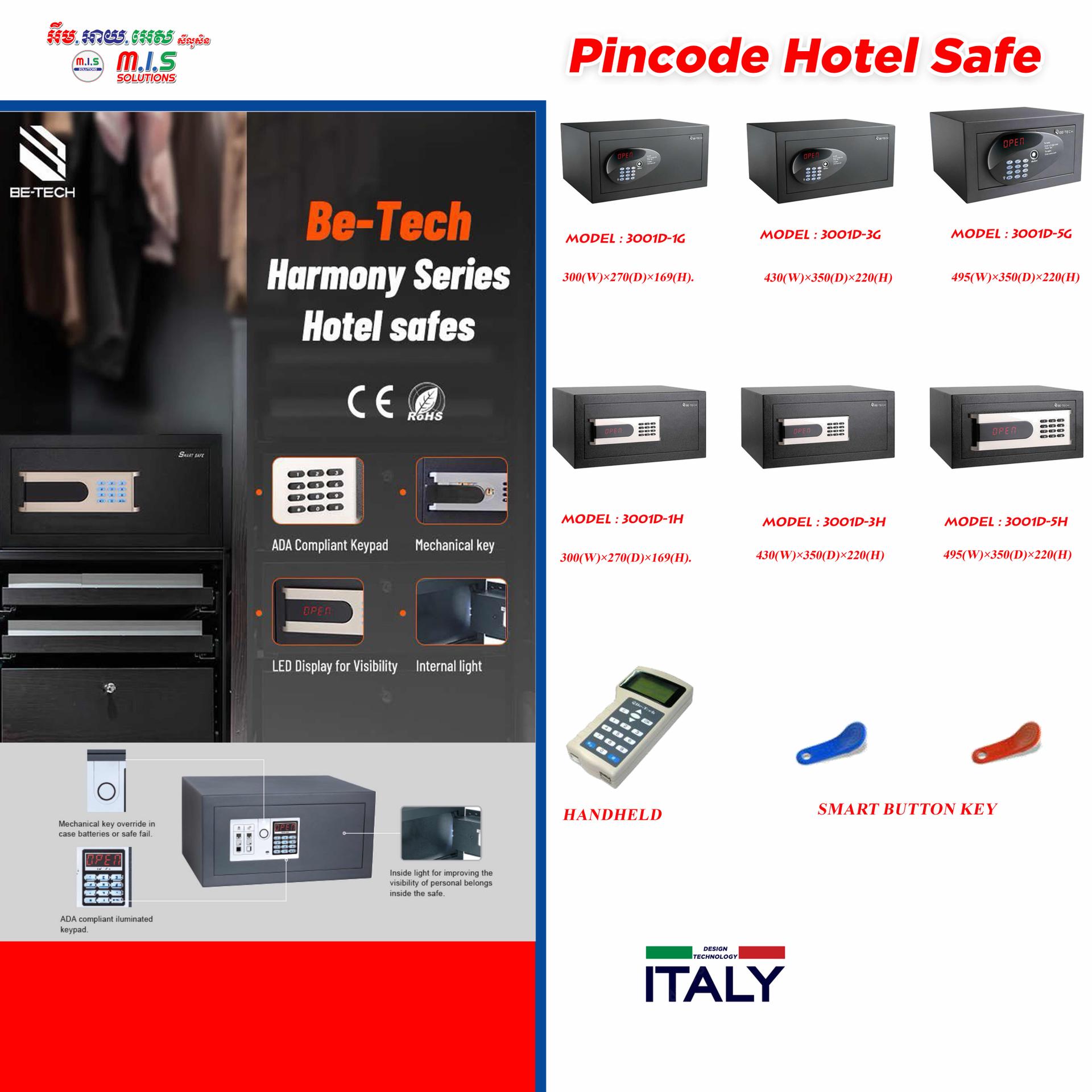 Pincode Hotel Safe