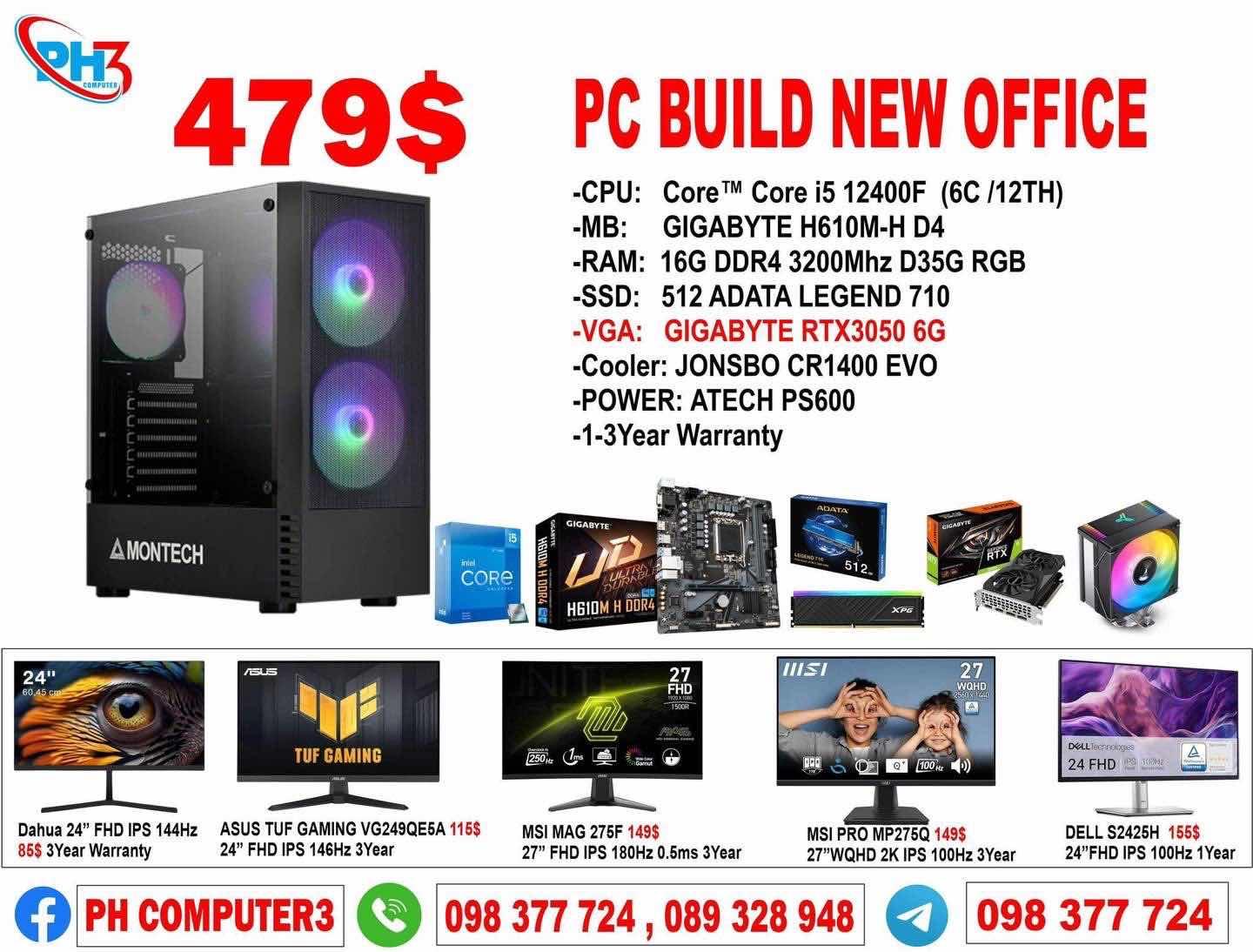 PC BUILD NEW OFFICE DESIGN 