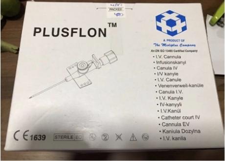 PLUSFLEX 24G CATHER INDIA 05/2028 ប្រអប់